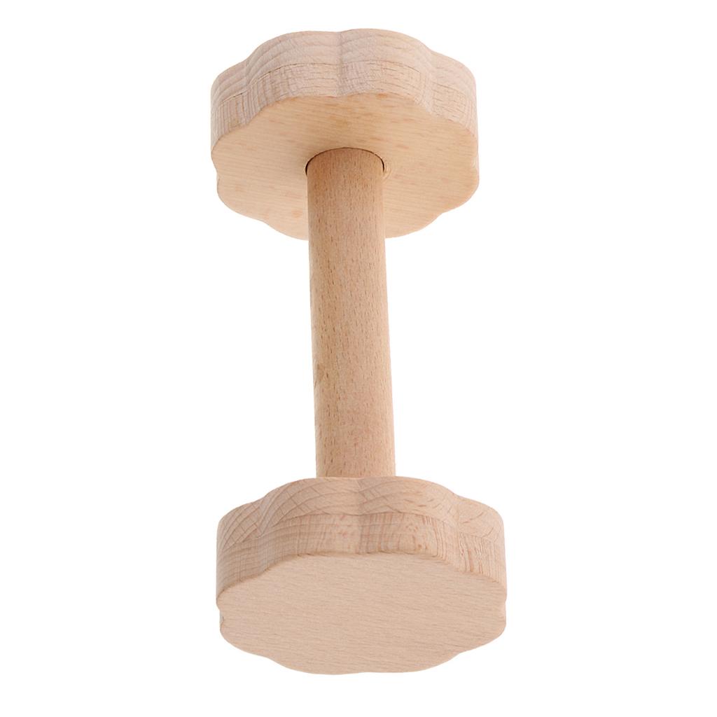 Wooden Musical Maracas Rattle Baby Hand Shaker Percussion Instrument