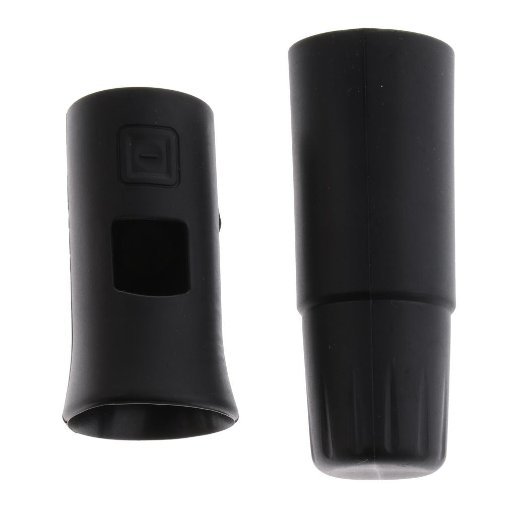 2xWireless Microphone System Microphone Muff Cover Replacement Parts Black
