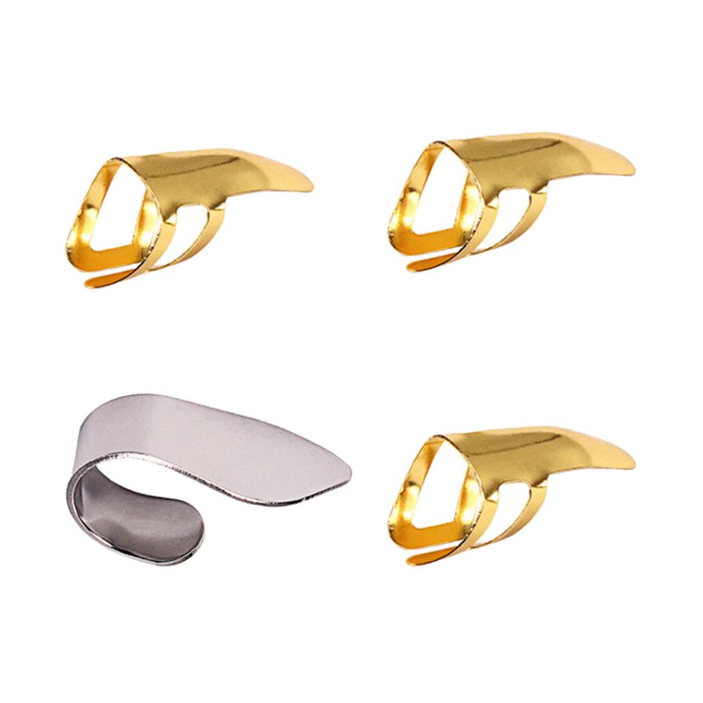 Guitar Finger Pick 1 Thumb 3 Finger Picks Plectrum for Guitar Accessories