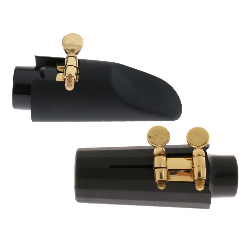 Metal Soprano Saxophone Mouthpiece Cap Clip Ligature Set
