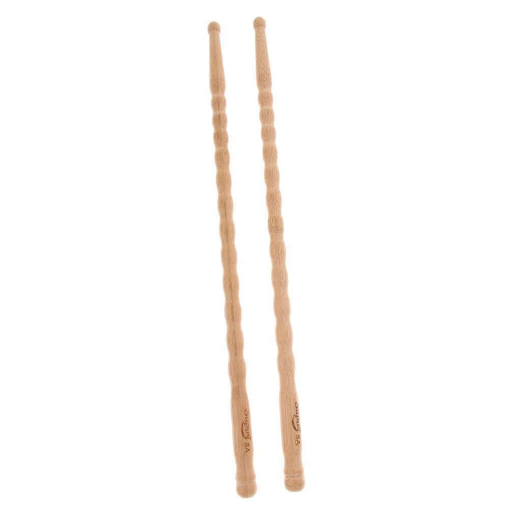 Bamboo Mallets Rods Sticks Drum Kit Mallets Percussion Parts for Drummer 5A
