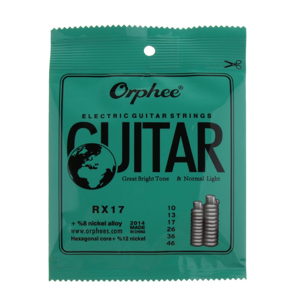 5 Packs Electric Guitar String Set Guitar Replacement Accessory RX17