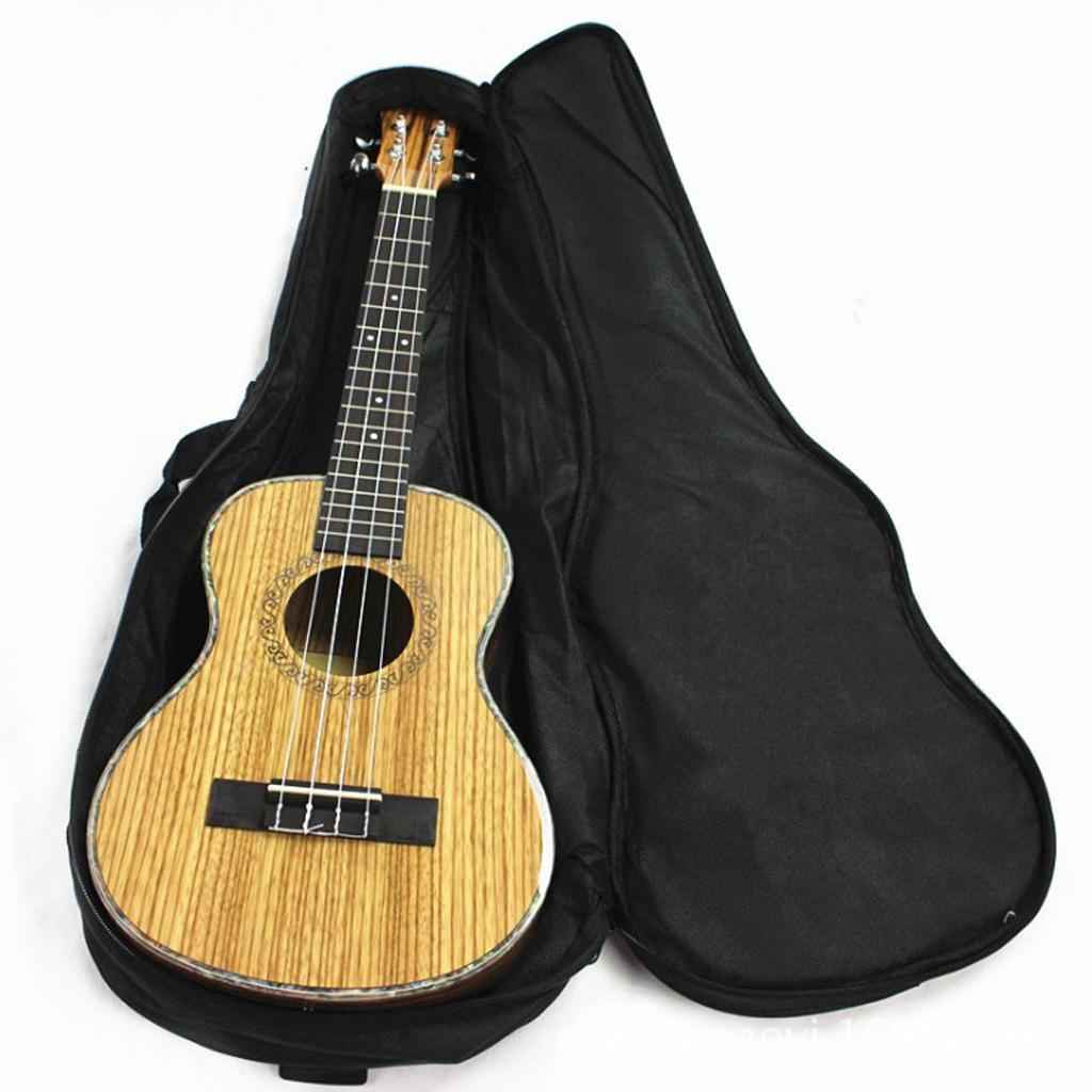 Black Ukulele Guitar Gig Bag Uke Case Padded Carry Bag Backpack 26inch