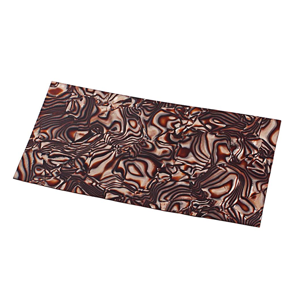 Celluloid Guitar Head Veneer Headplate for Guitar Bass Parts 0.8mm Thickness