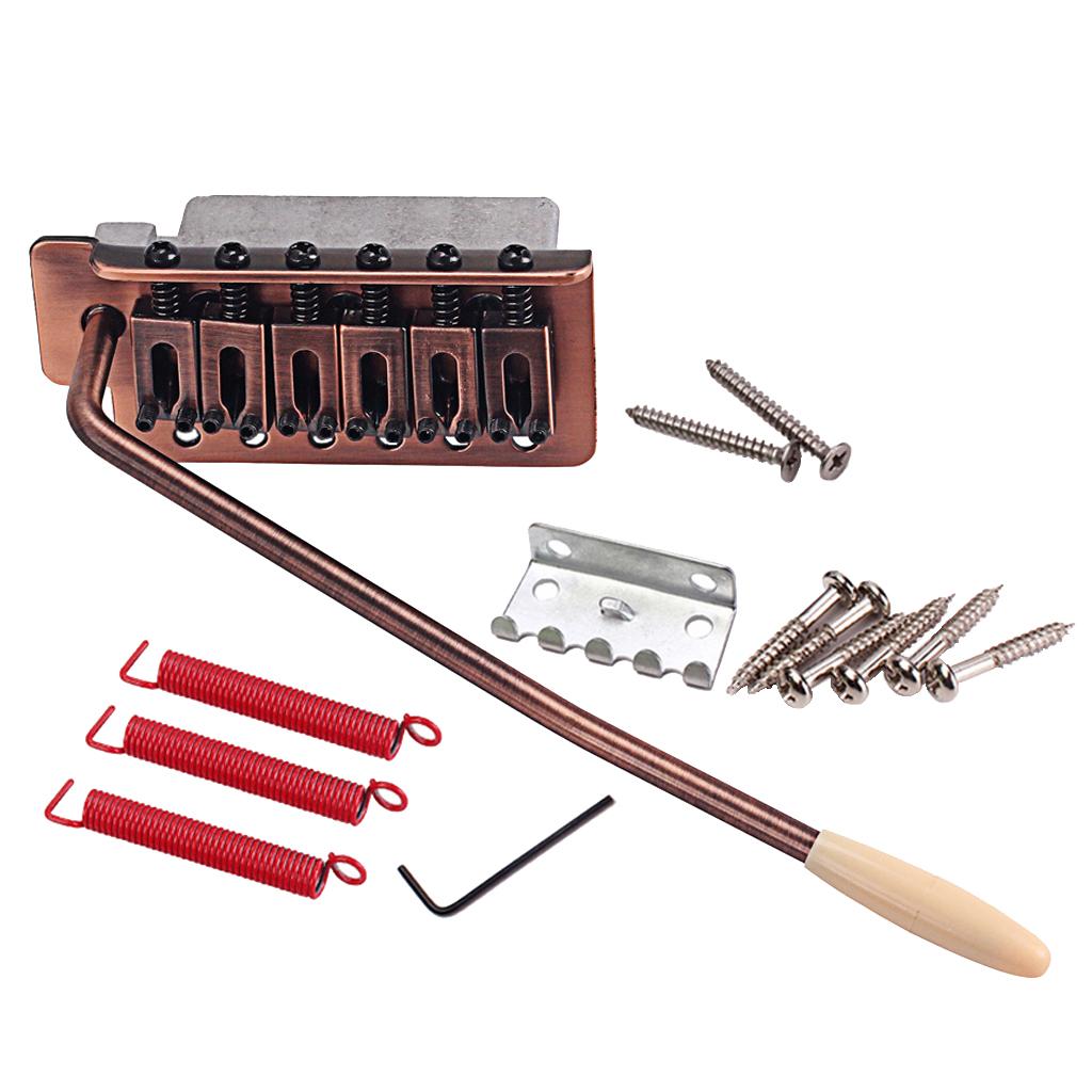 6 String Saddle Tremolo Bridge System for FD SQ ST Electric Guitar Parts