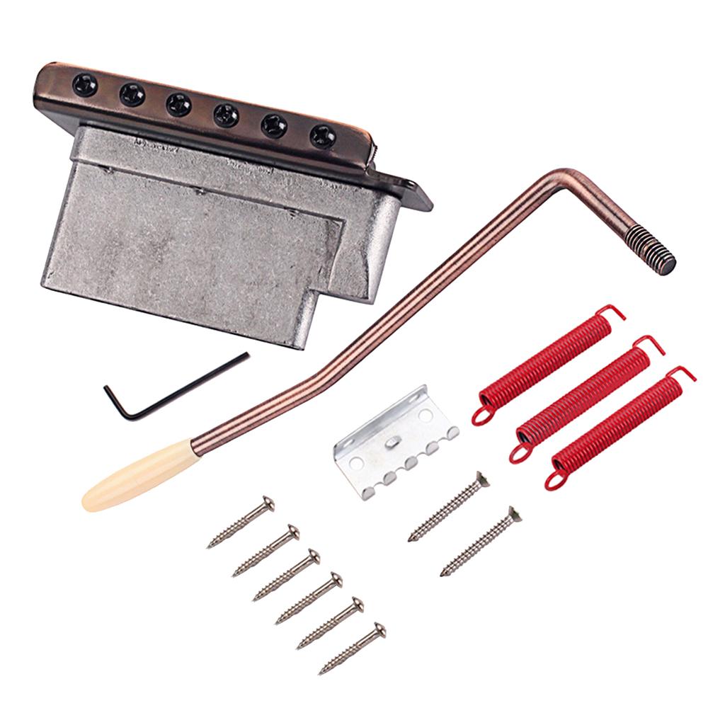 6 String Saddle Tremolo Bridge System for FD SQ ST Electric Guitar Parts