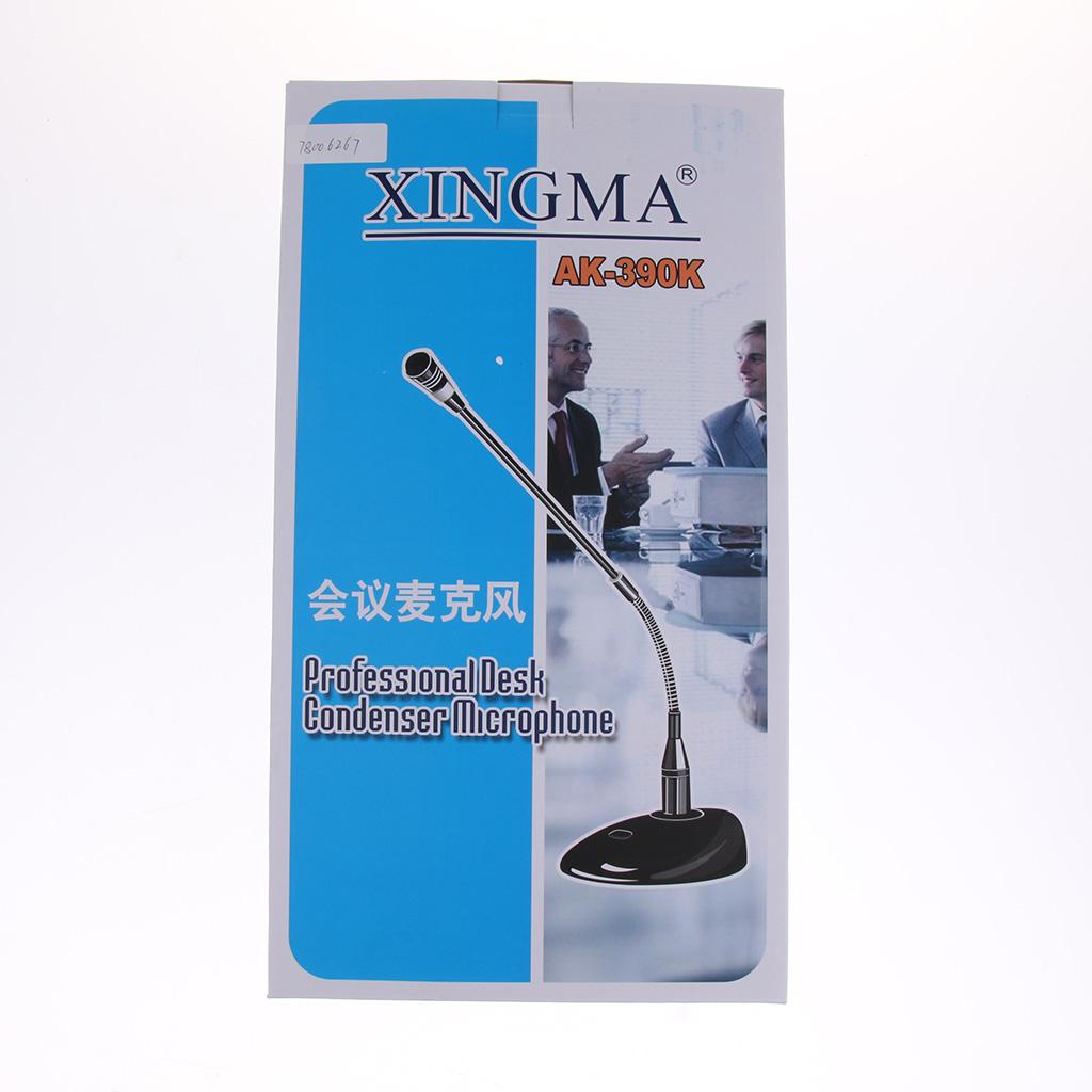 Multimedia Desktop Microphone for Meeting Conference Speech Black