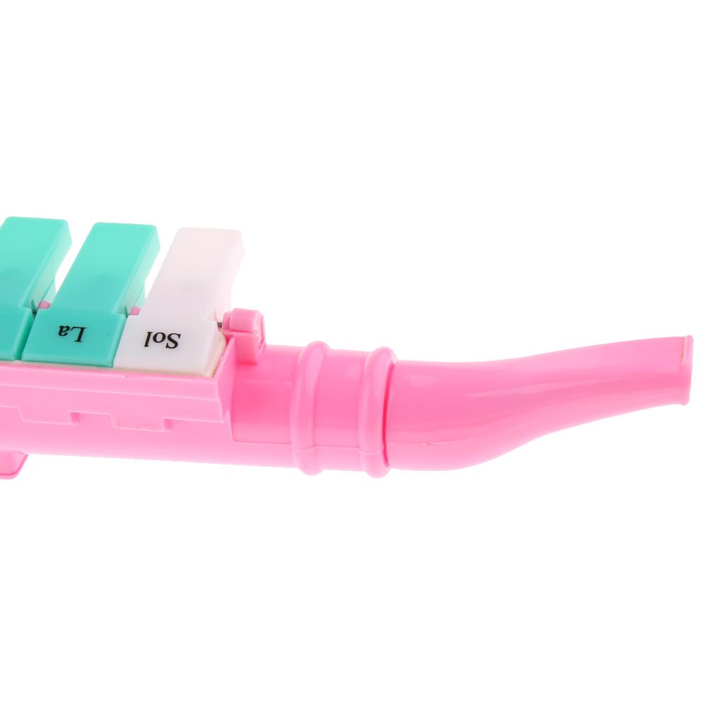 13 Key Melodica Piano Keyboard Mouth Organ Harmonica for Beginner Pink