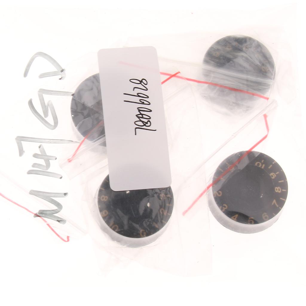 4 Pieces Guitar Button Metric 7mm Speed Control Knob for LP Electric Guitar