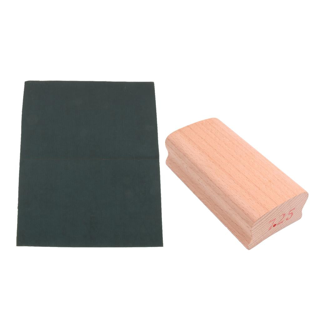 Wood Radius Sanding Block Fingerboard Fretboard Fret Leveling Tool 7.25