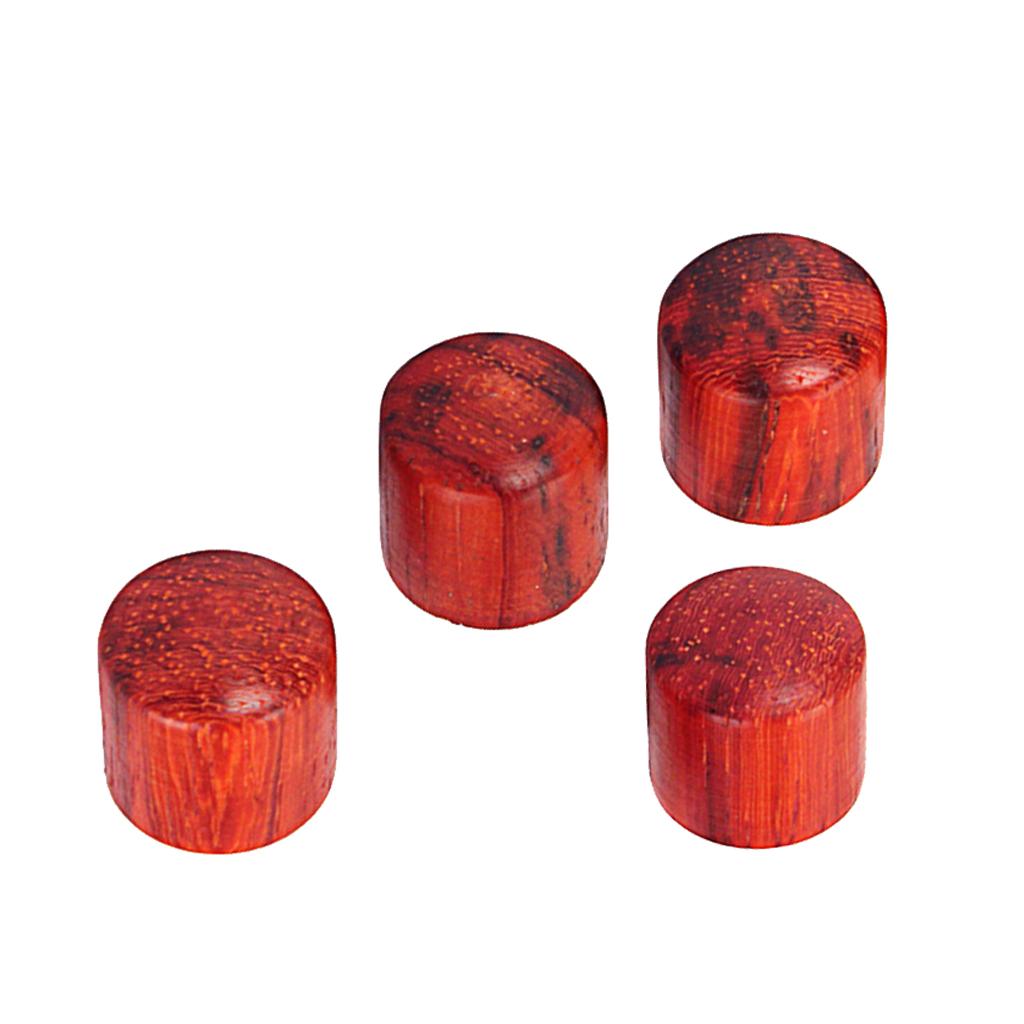 4pcs Electric Guitar Tone Volume Electronic Control Knobs Cap