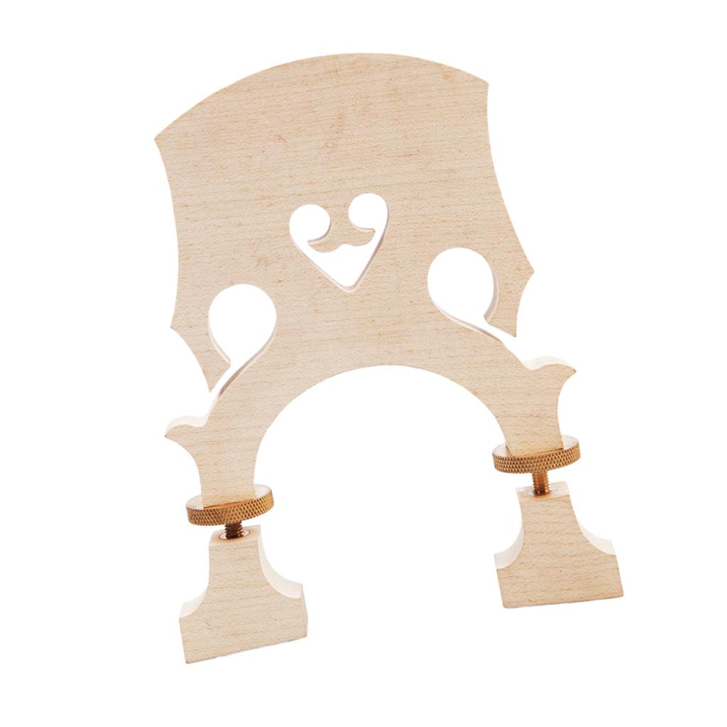 Adjustable 1/2 Double Bass Maple Bridge