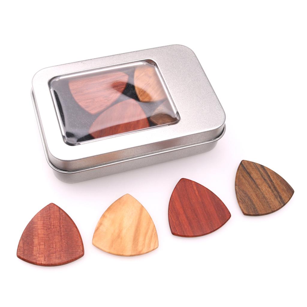 1 Set Guitar Pick Plectrums with Iron Box
