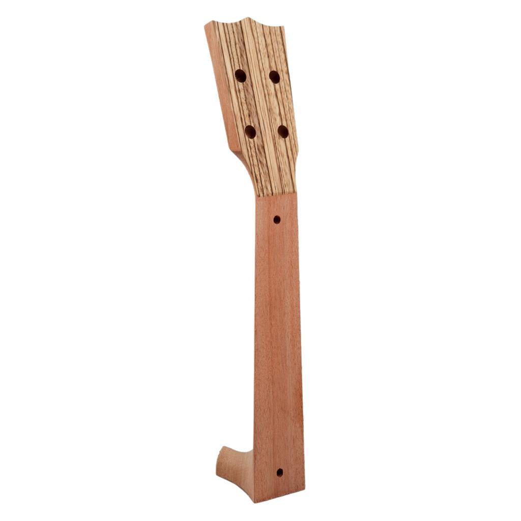 Unfinished Ukulele Neck Musical Instrument Parts 21inch