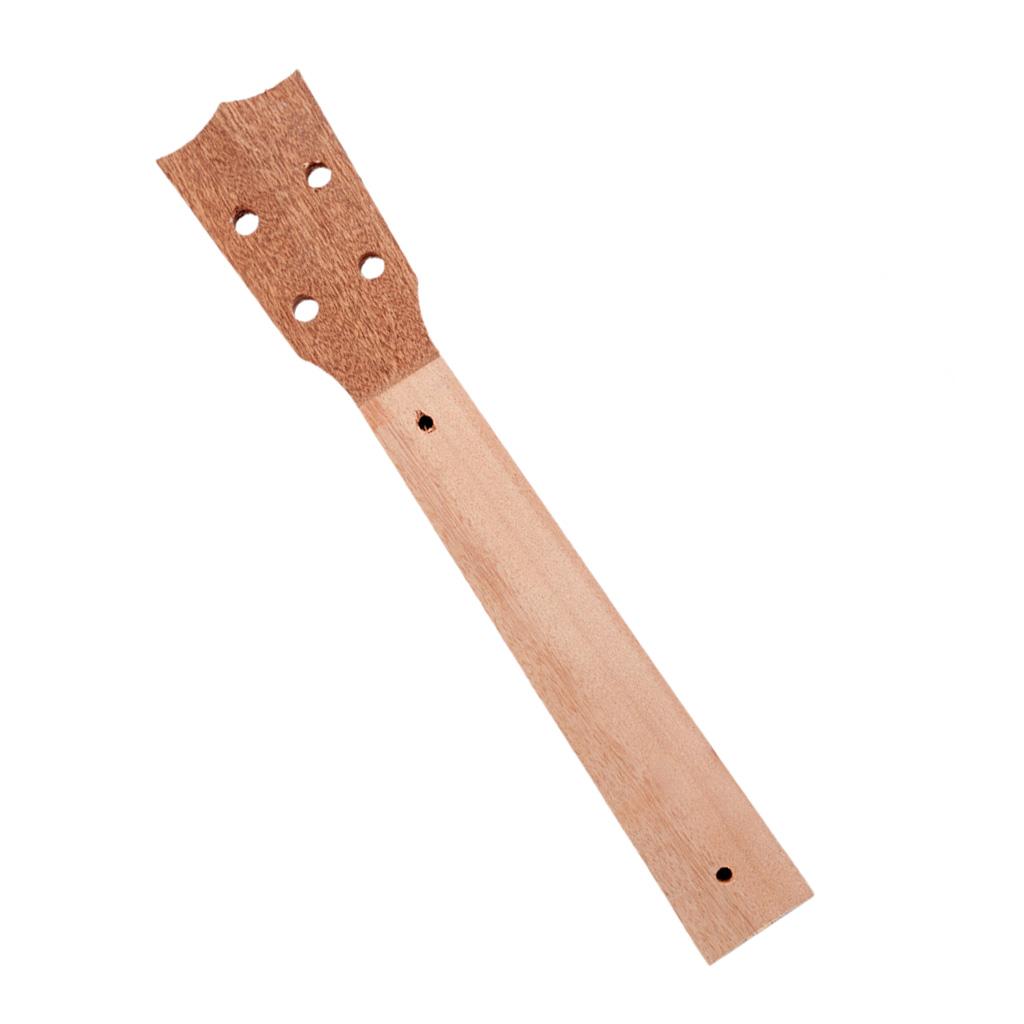 Ukulele Concert Neck Veener Sapele Wood Ukulele Guitar Neck DIY Parts 21inch