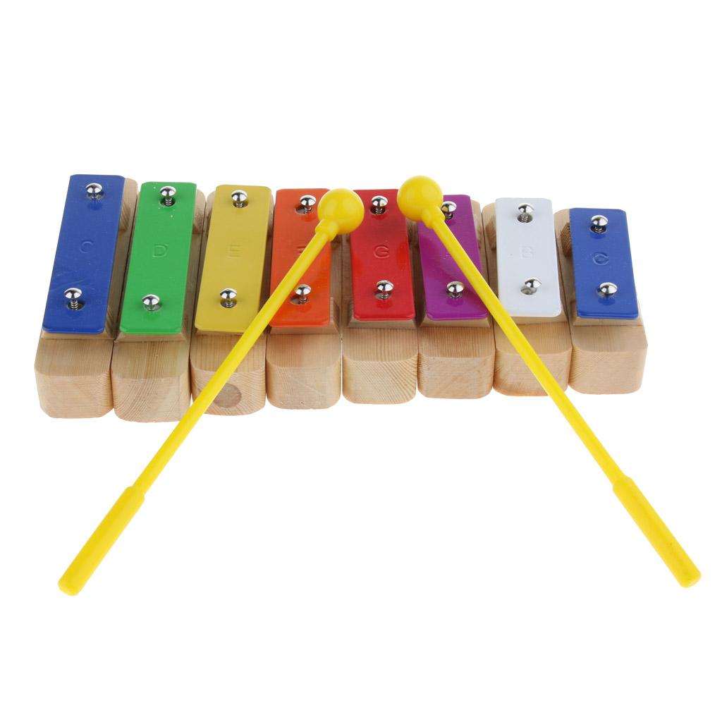 8-notes Aluminum Xylophone Kids Gift Toys