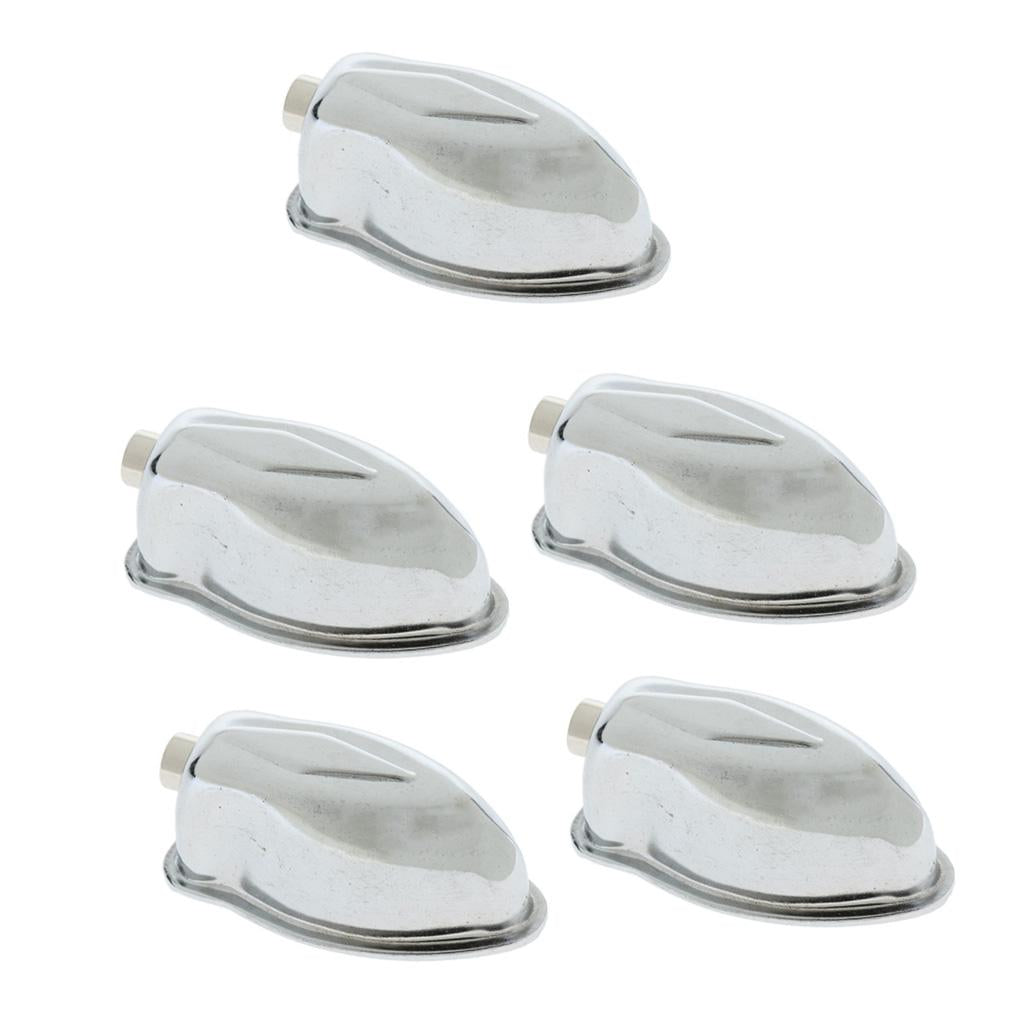 5pcs Silver Metal Tom Snare Drum Lugs for Drum Percussion Replacement Parts