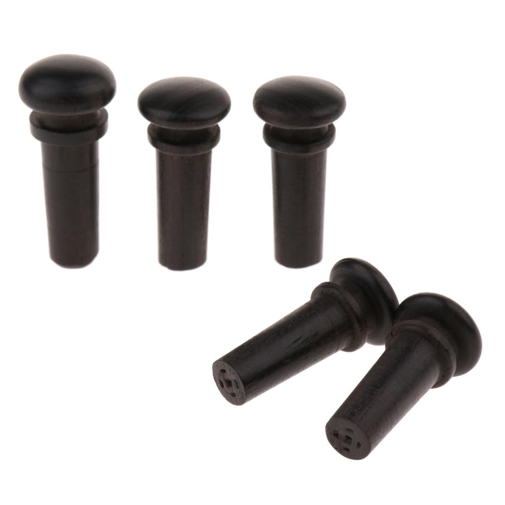 Blackwood Violin Endpin Peg for Violin Fiddle Parts Round