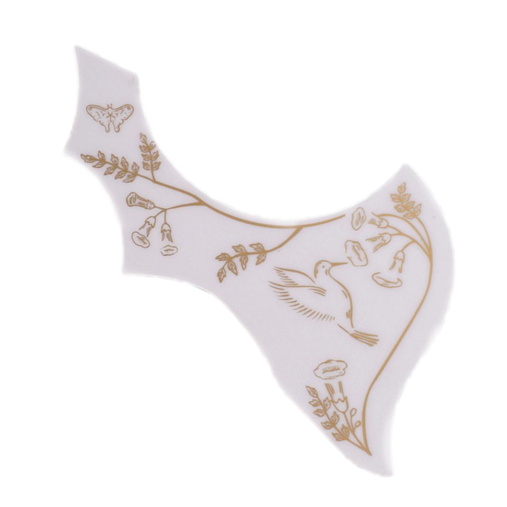 Left Handed Acoustic Guitar Pickguard Pick Guard Anti-scratch Plate White