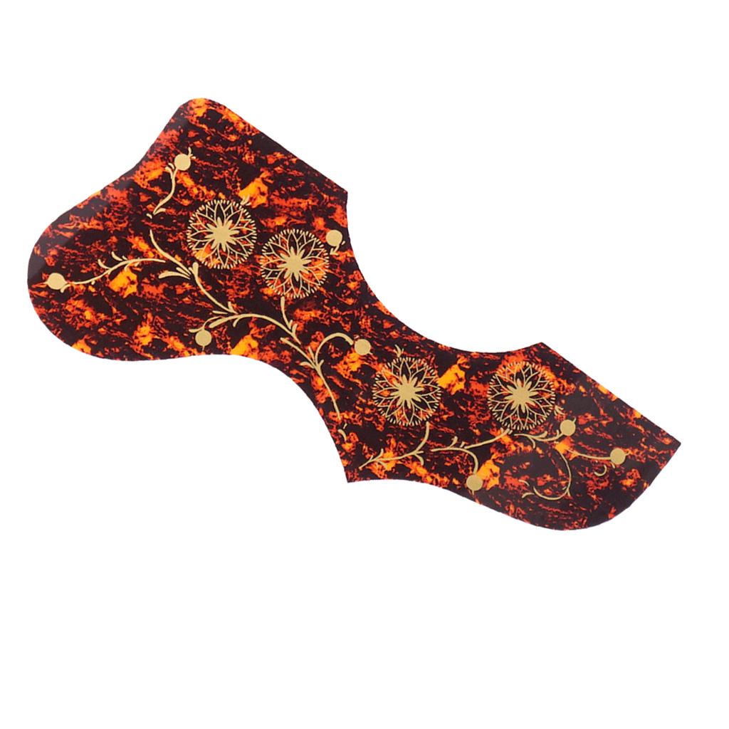Self Adhesive Acoustic Guitar Pickguard for 40'' 41'' Guitar Brown