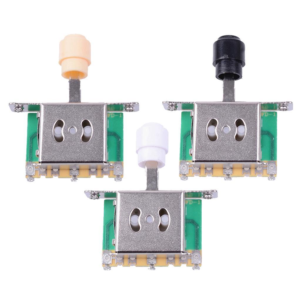 Guitar 3 Way Pickup Selector Switch for Electric Guitar Parts White