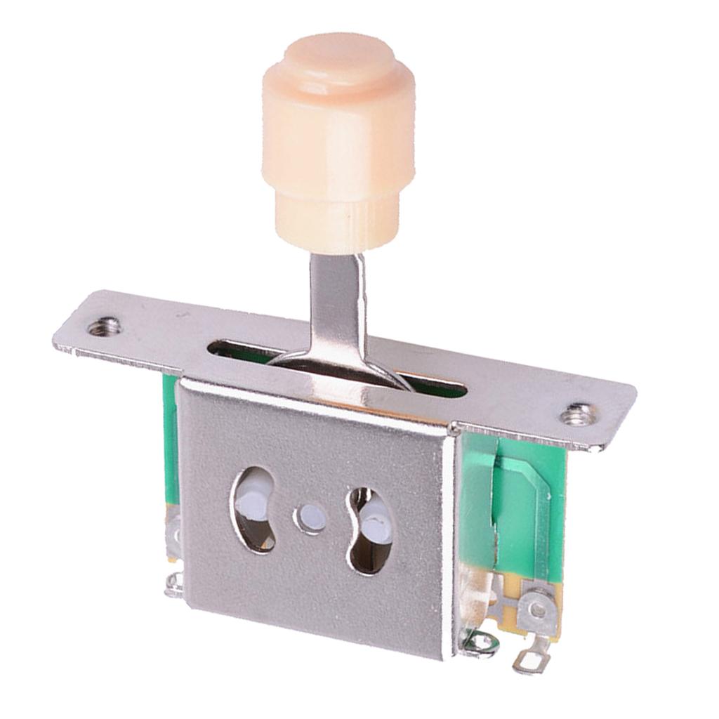 Guitar 3 Way Pickup Selector Switch for Electric Guitar Parts Yellow