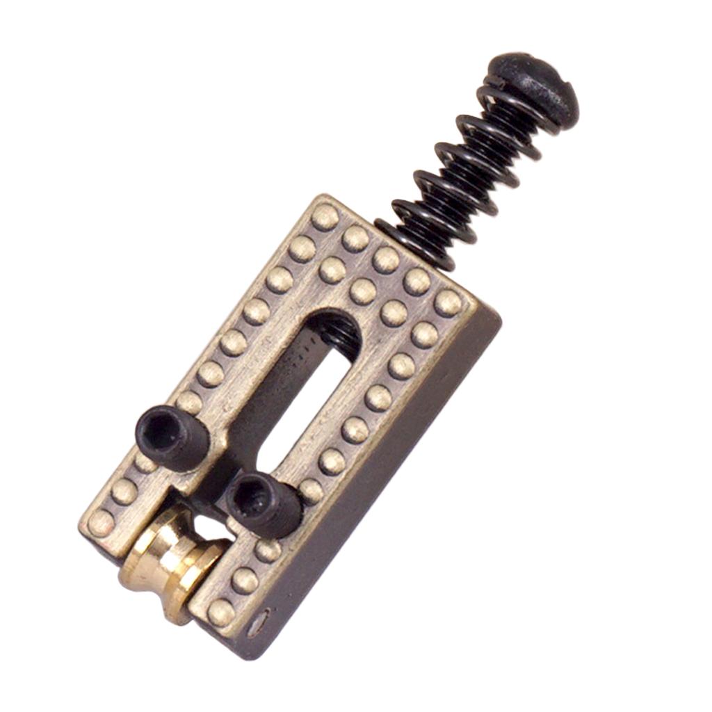 6 Pcs Vintage Roller Saddle Guitar Bridge String Saddles for Electric Bridge