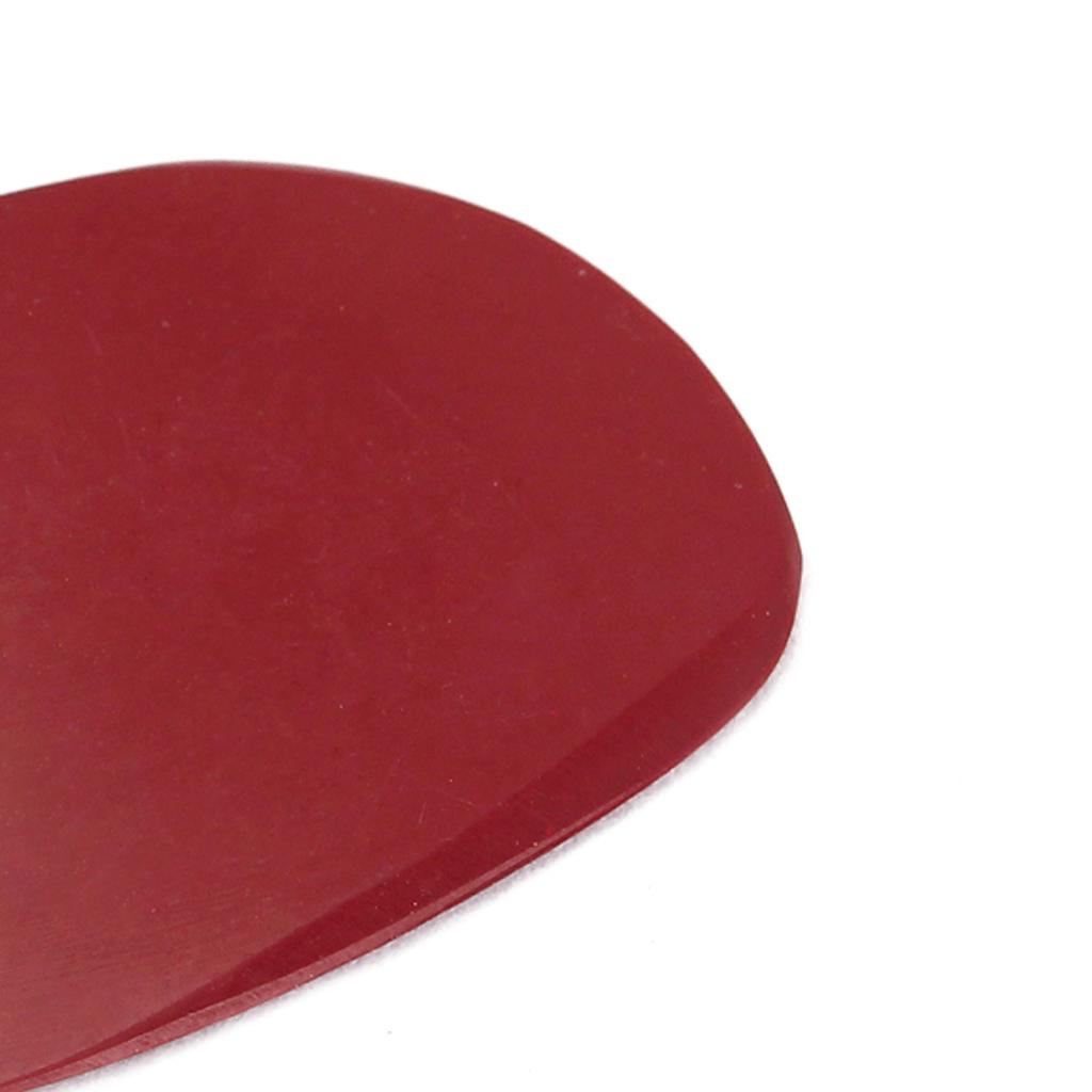 Stone Guitar Ukulele Plectrum Picks for Guitar Parts Red