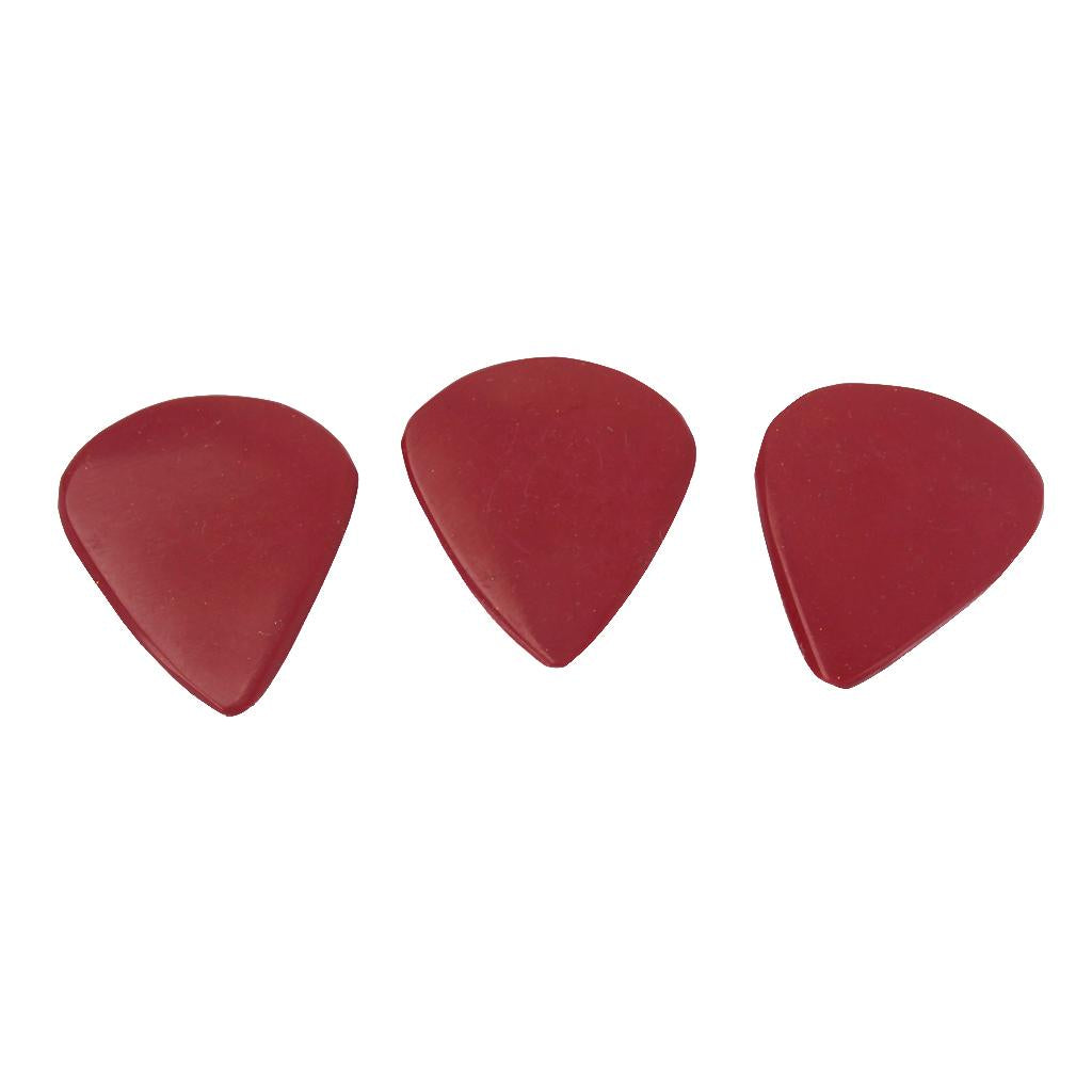 Stone Guitar Ukulele Plectrum Picks for Guitar Parts Red