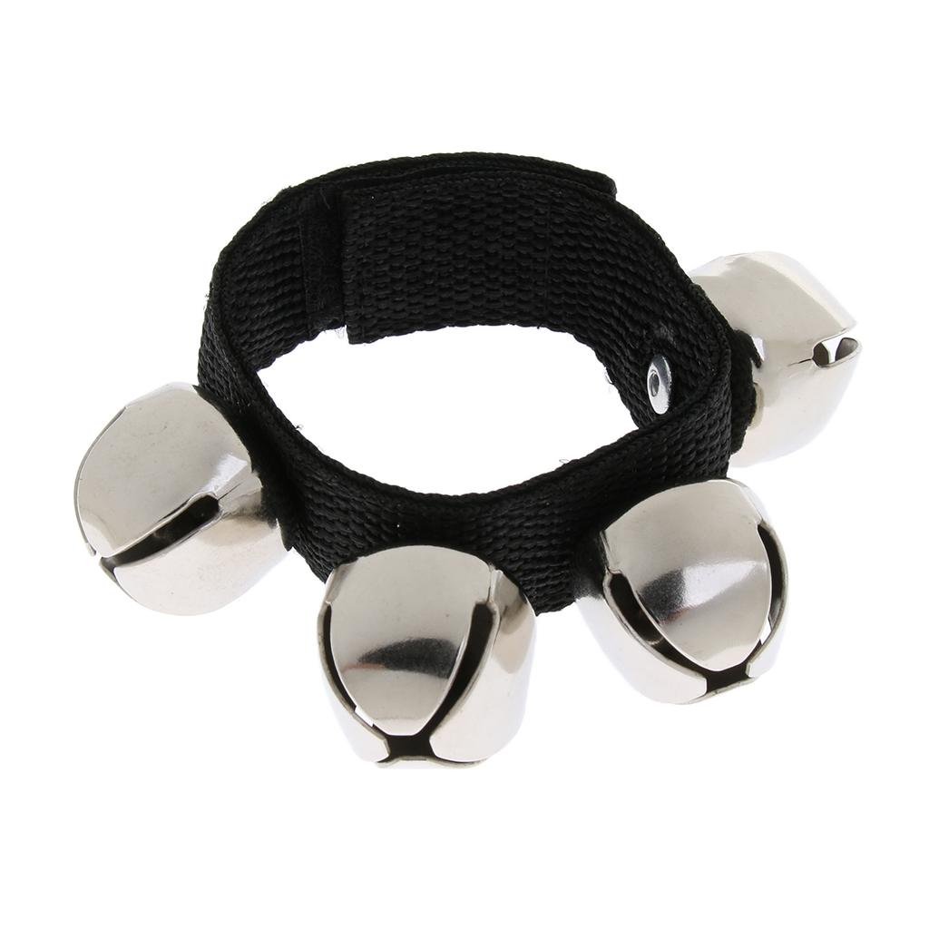 1 Pair Wrist Jingle Bells Musical Rhythm Toy for Kids Children