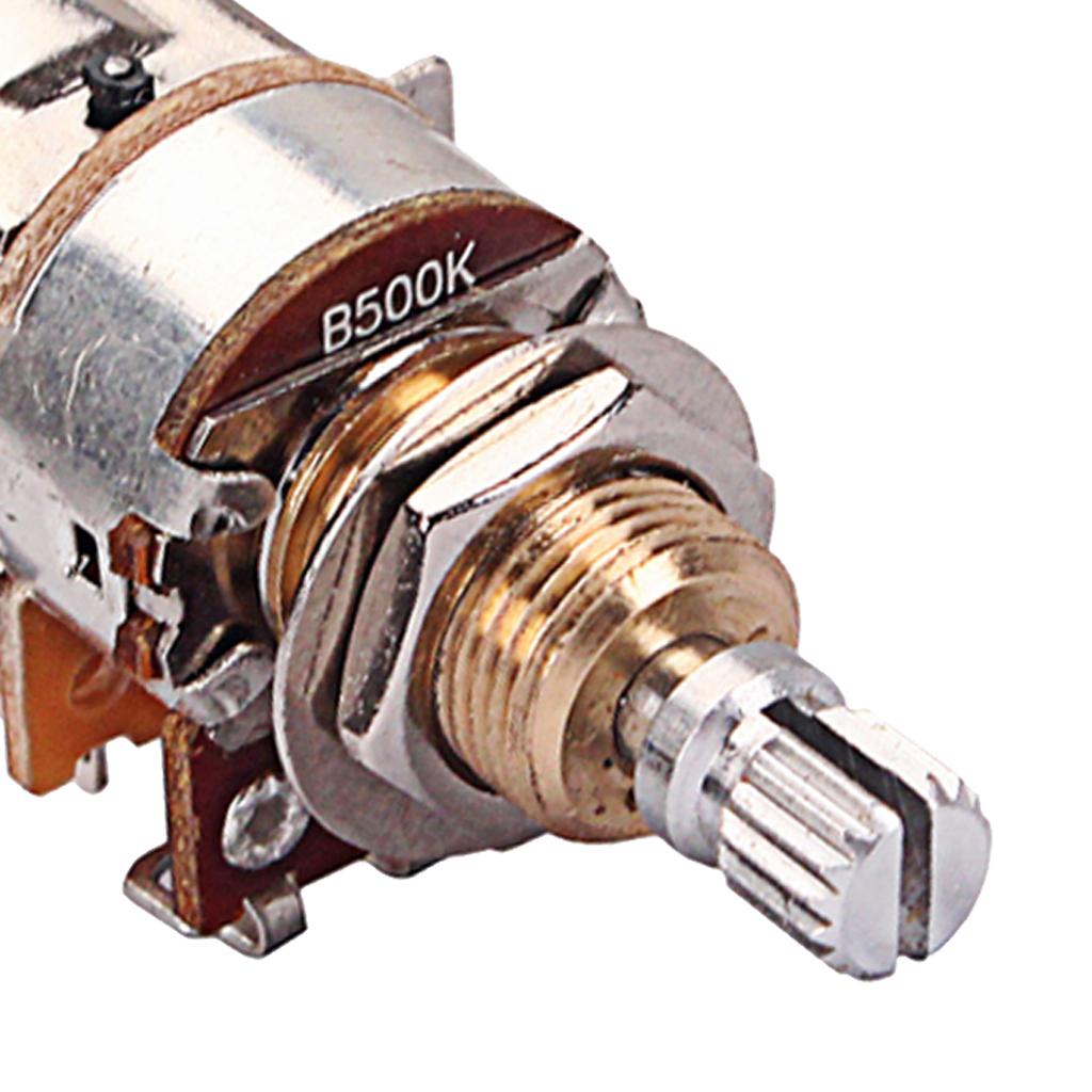 Guitar Potentiometer Audio Pot Electric Guitar Bass Replacement Parts B500K