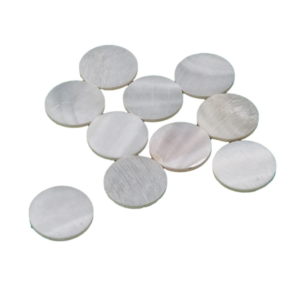 100pcs/set 3mm-12mm Inlay Dots Markers for Guitar Fingerboard White