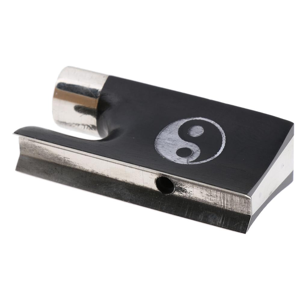 Ebony Violin Bow Frog with Screw for 4/4 3/4 Violin Bow Parts Tai Chi