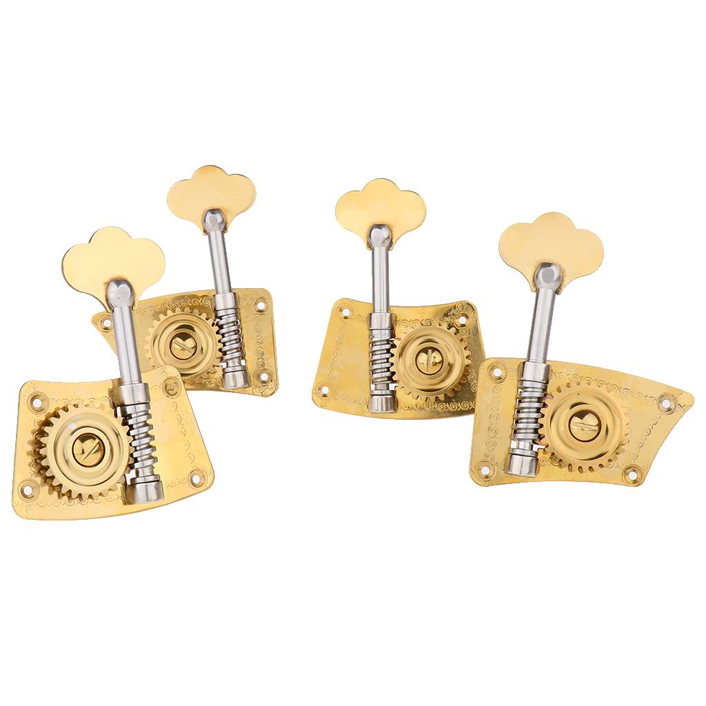 4pcs Upright Double Bass Tuning Pegs Machine Heads for Bass Player 4-4-3-4