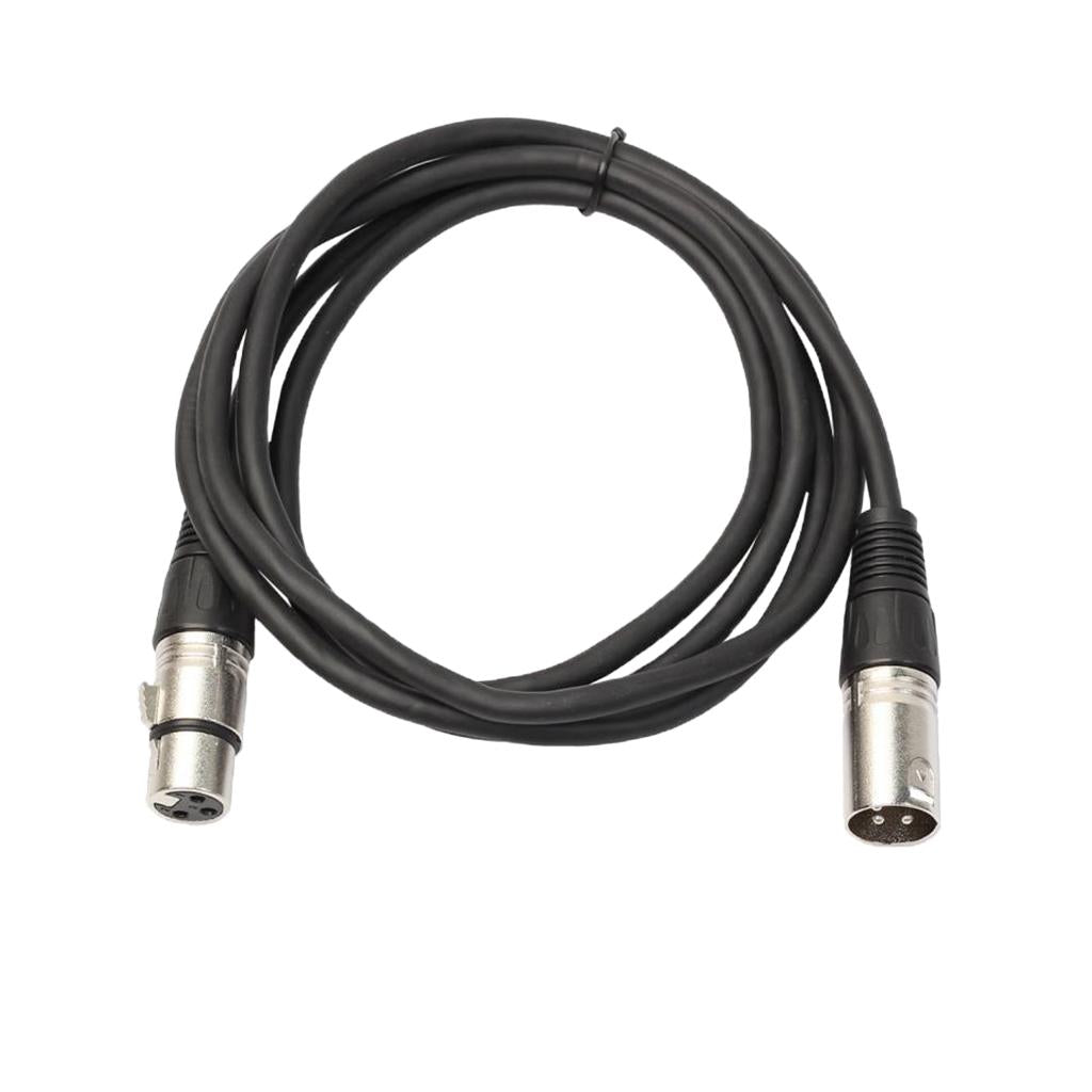 10pcs 3-Pin Cannon XLR Male to Female Cable XLR Microphone Audio Cable Cord