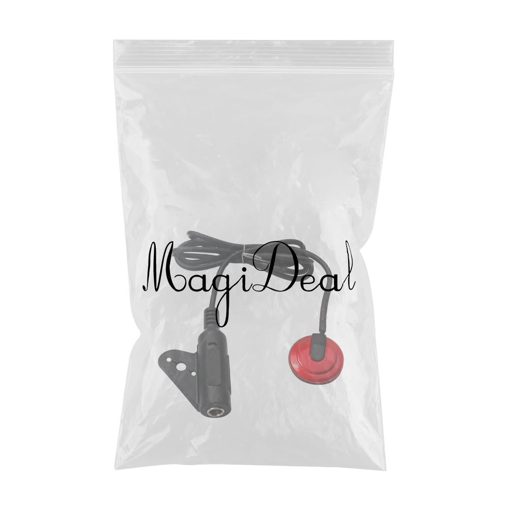 Red Acoustic Guitar Pickup Piezo for Guitar Violin Ukulele Mandolin Banjo
