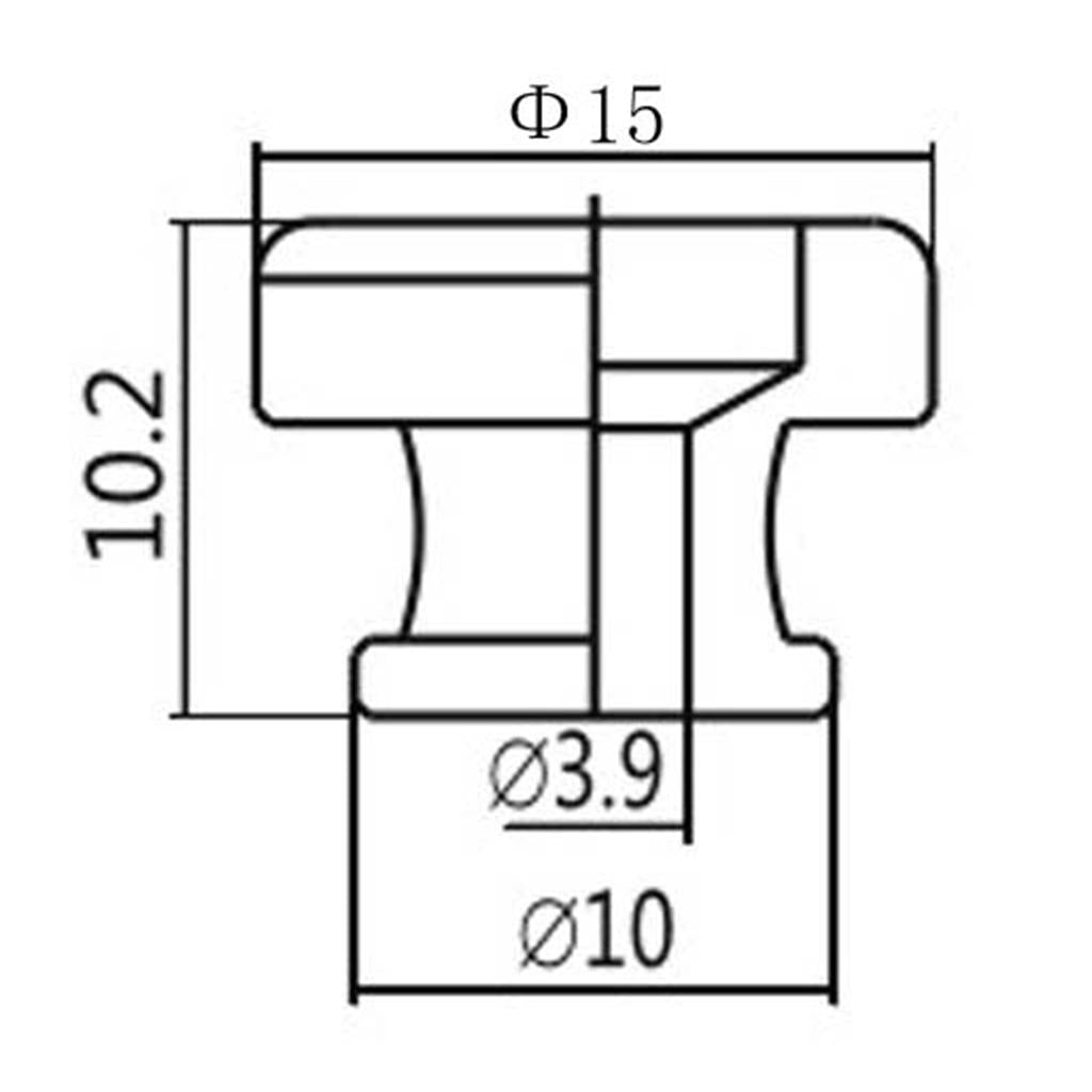 10pcs Metal Strap Lock Button Buckle for Guitar Bass Ukulele Accessories