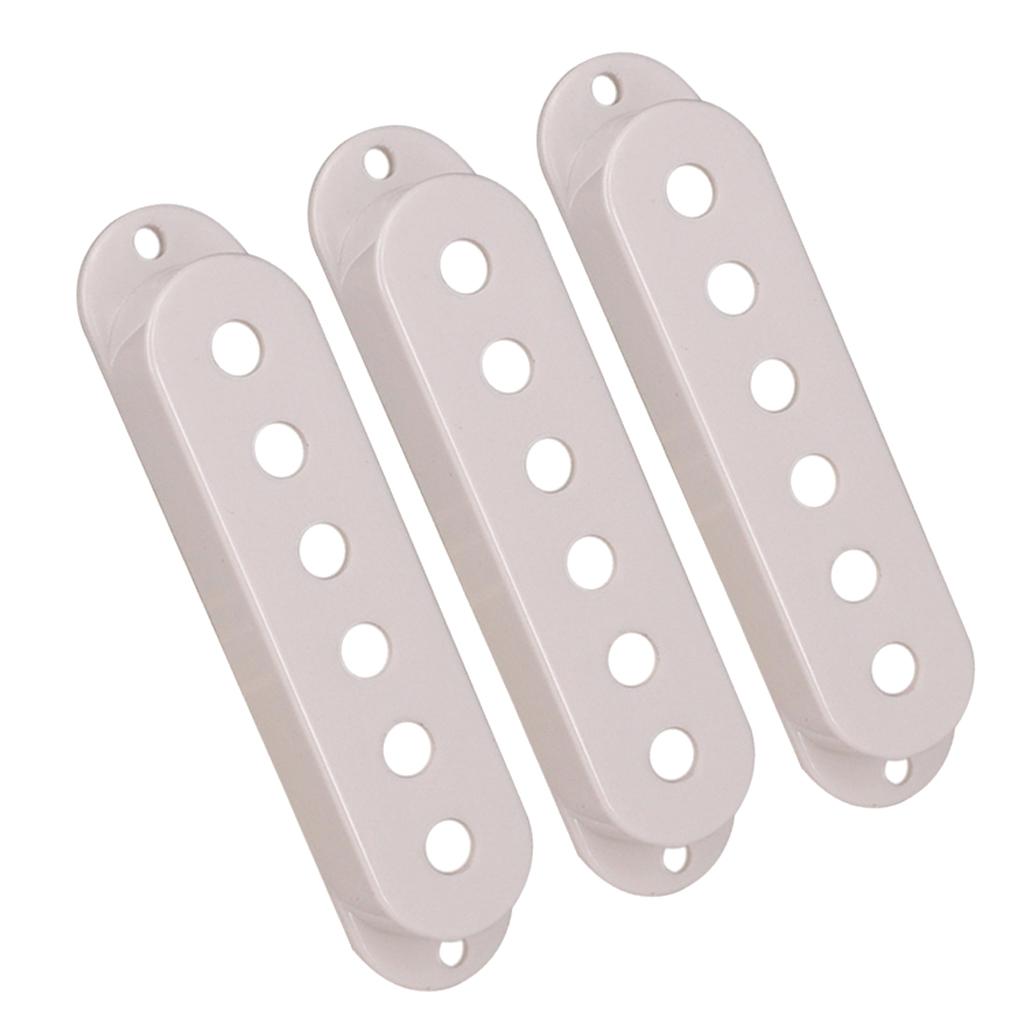 3 Pieces Single Coil Pickup Cover for Fender ST SQ Guitar 50+50+50