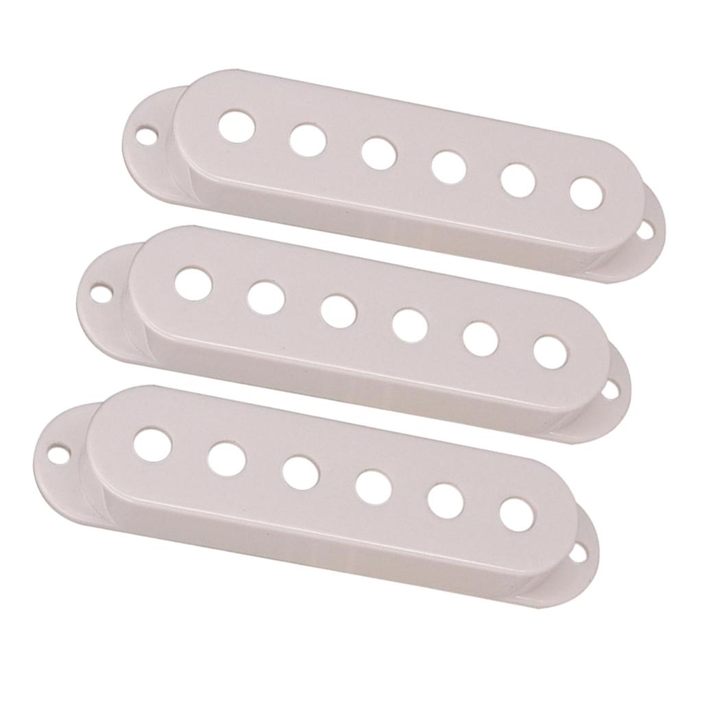 3 Pieces Single Coil Pickup Cover for Fender ST SQ Guitar 50+50+50