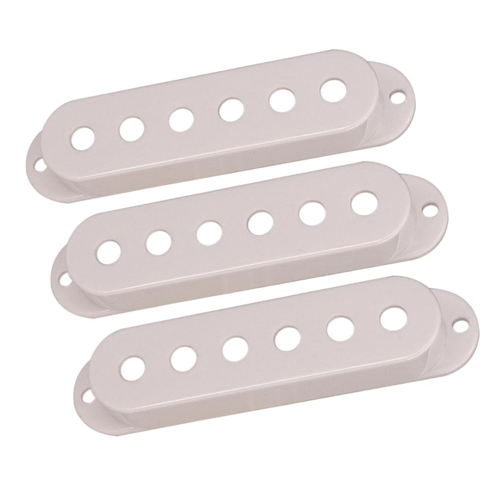 3 Pieces Single Coil Pickup Cover for Fender ST SQ Guitar 50+50+50