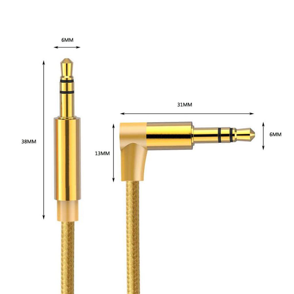 1 Piece 1/8'' Jack 3.5mm Male to Male Aux Audio Cable Cord Line Wire 200cm