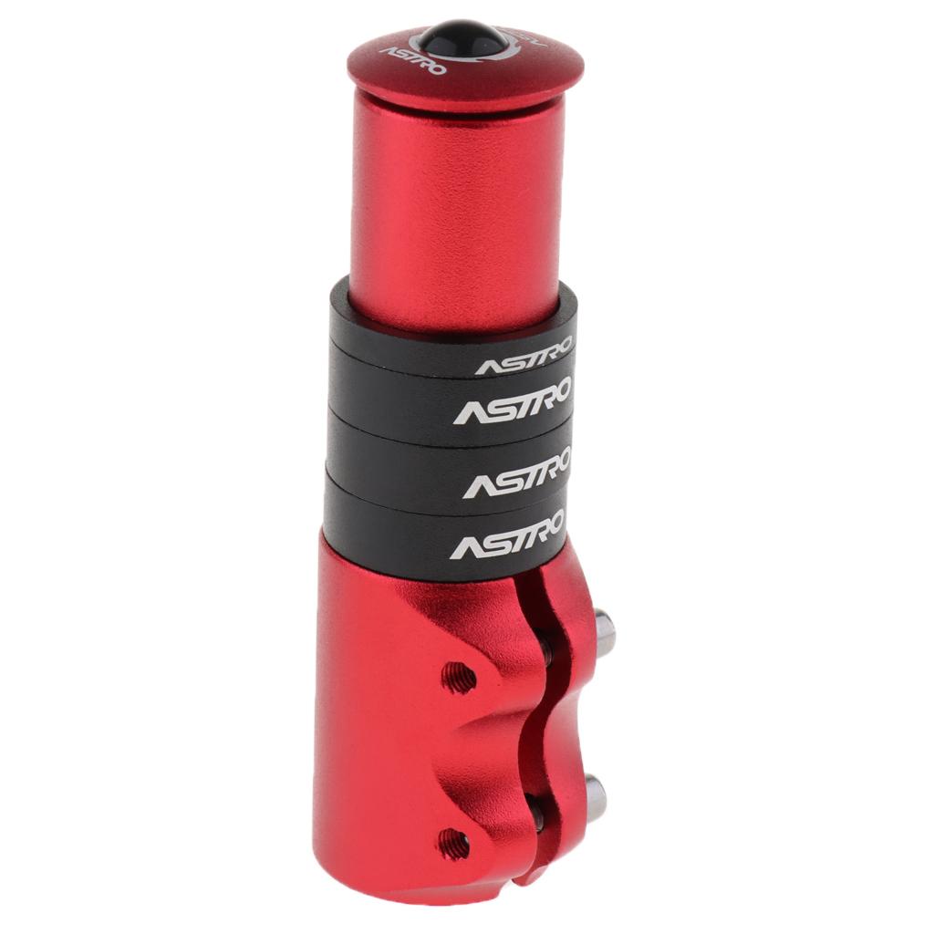 Bike Handlebar Fork Stem Riser Extender Head Up Adaptor Red