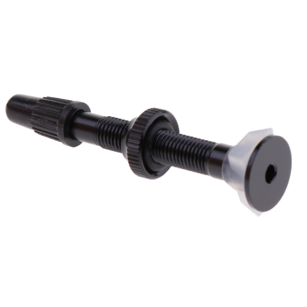 Bike Bicycle Presta Valve Stem Tubeless French Valves Stems Dust Cover Black