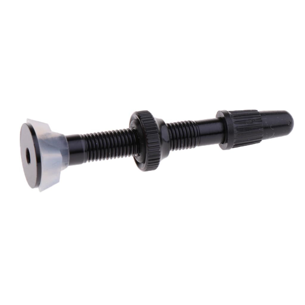 Bike Bicycle Presta Valve Stem Tubeless French Valves Stems Dust Cover Black