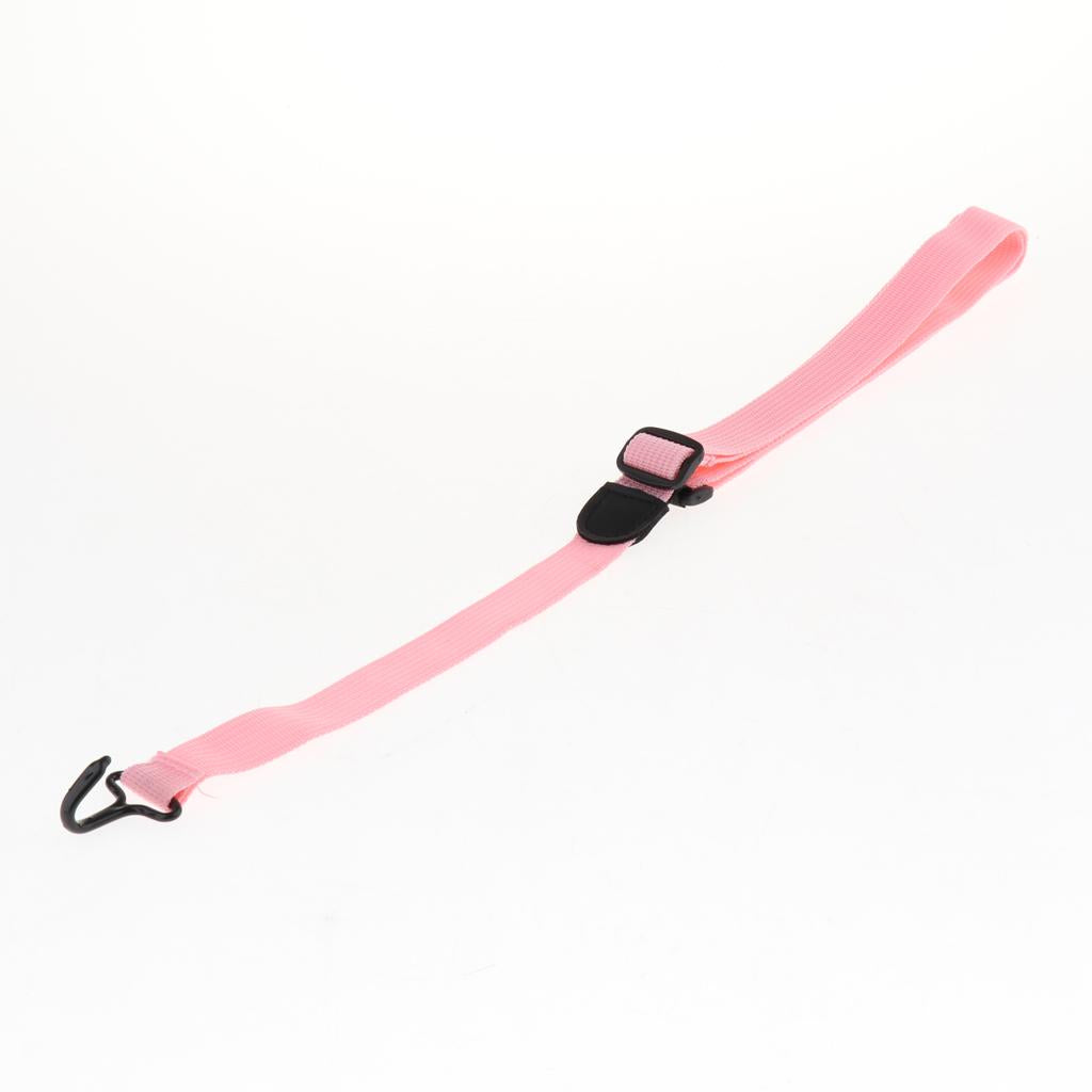 2pcs Adjustable Nylon Ukulele Straps Kit for Ukulele Guitar Accessory Pink
