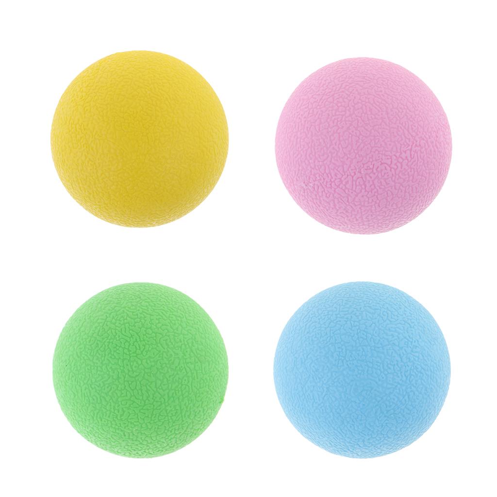 Lacrosse Massage Ball Myofascial Muscle Relief Release Single Ball Blue