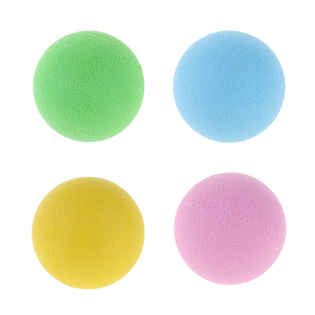 Lacrosse Massage Ball Myofascial Muscle Relief Release Single Ball Blue