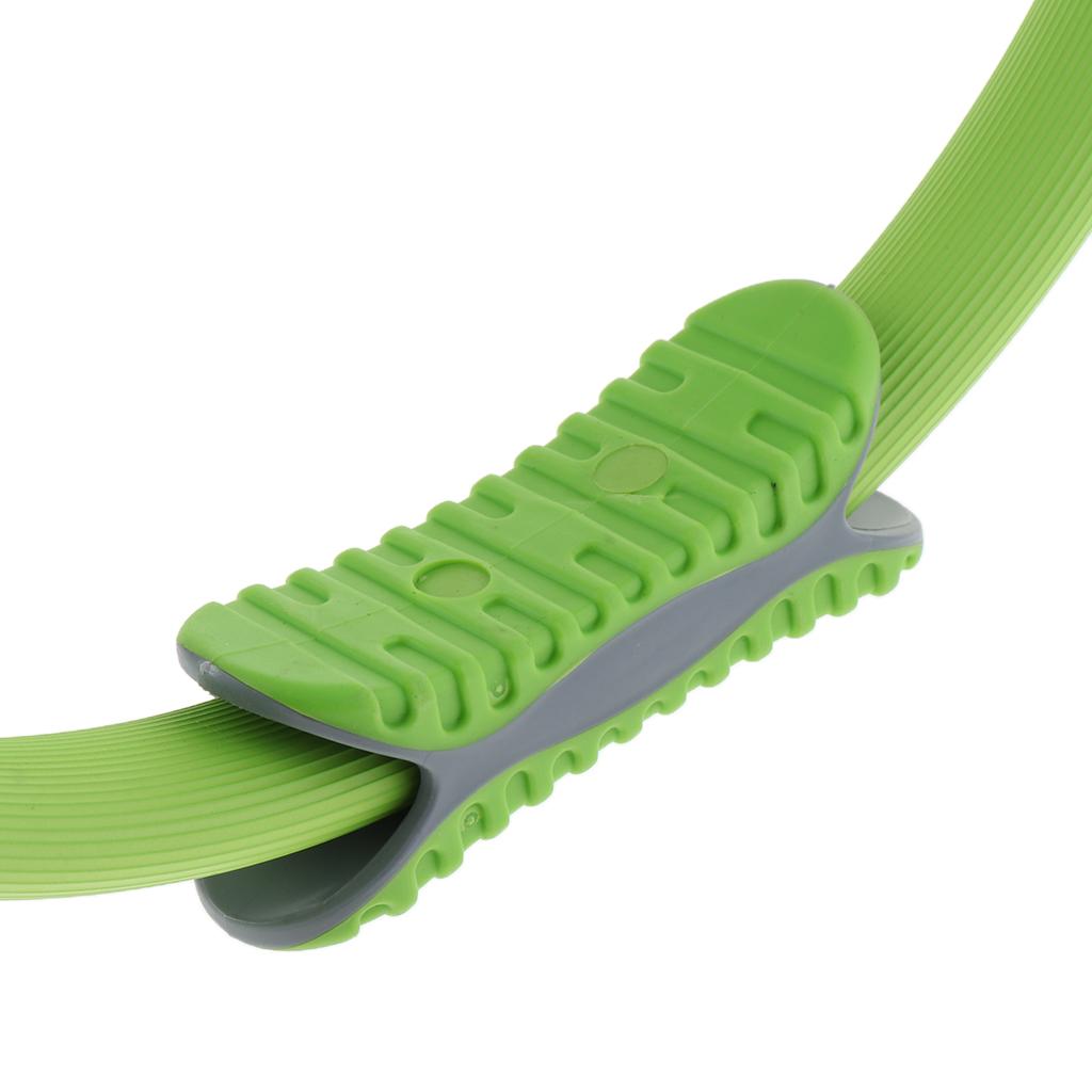 Dual Grip Pilates Ring Full Body Toning Fitness Magic Circle Exercise Green