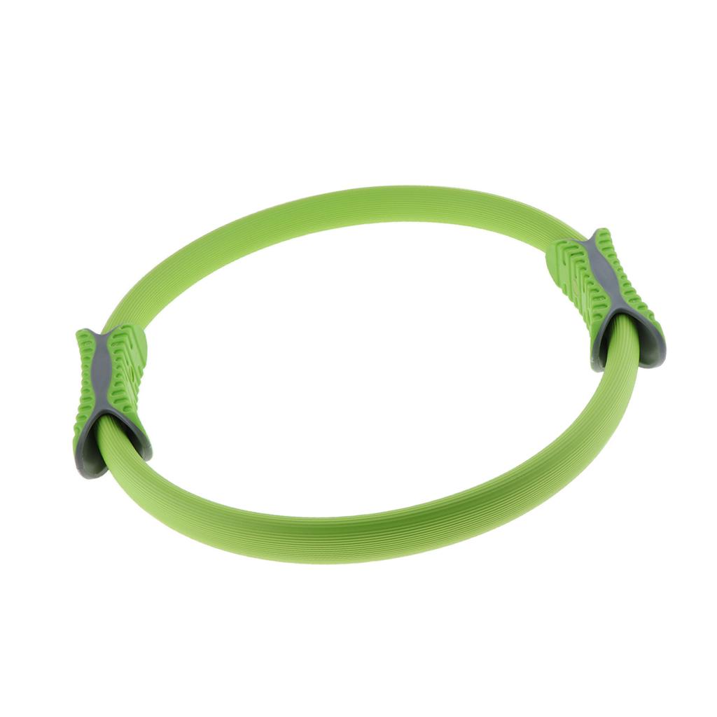 Dual Grip Pilates Ring Full Body Toning Fitness Magic Circle Exercise Green