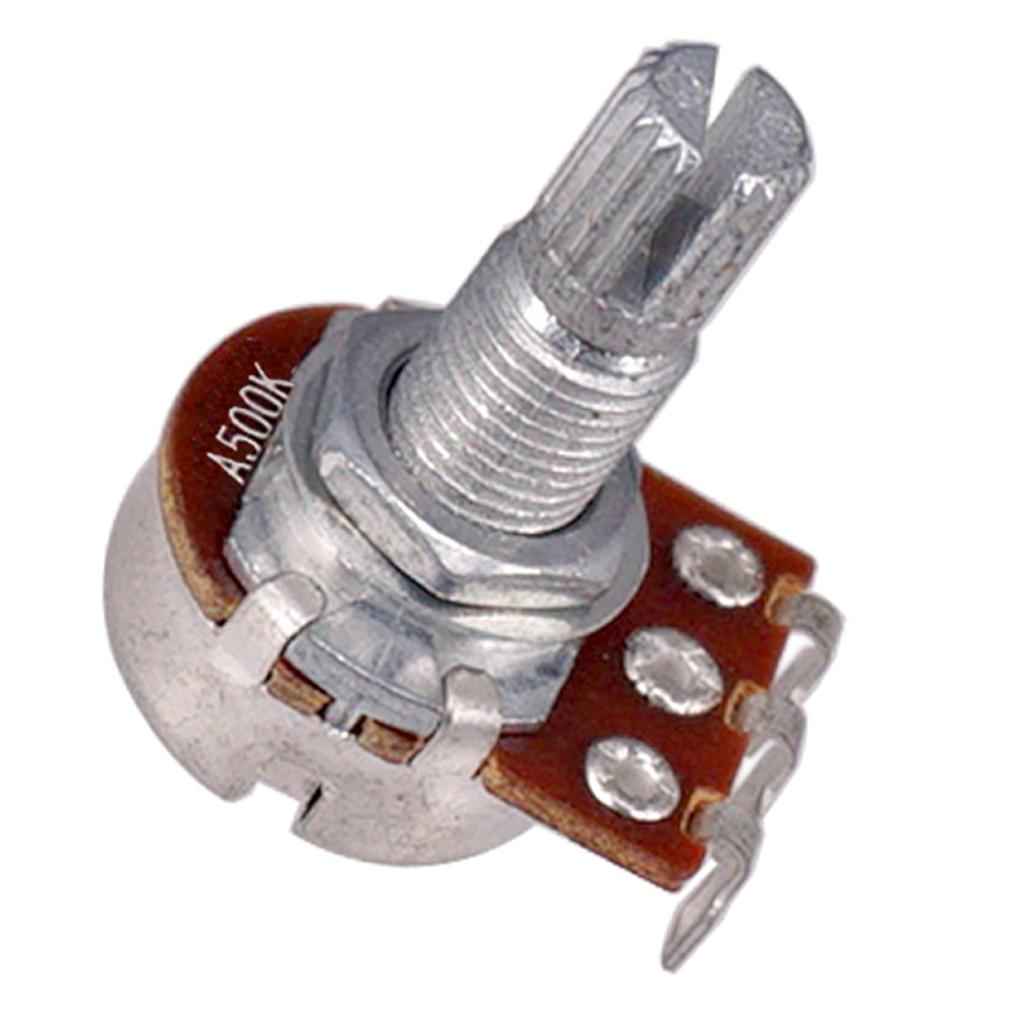 Long Split Shaft Guitar Bass Volume Tone Control Pots Potentiometer 500K